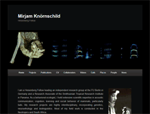 Tablet Screenshot of mirjam-knoernschild.org